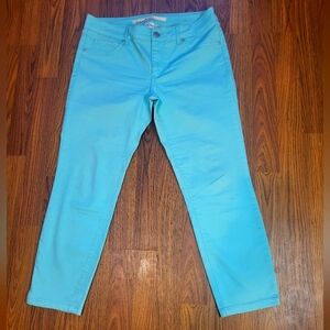 Authentic Brody Jeans Womens W30 L25 Turquoise B15